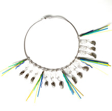 Load image into Gallery viewer, Clarity in white &amp; colour neckpiece